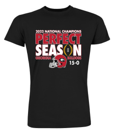 UGA Football Shop - Women's Original Retro Brand 2022 Georgia Bulldogs National Champions T Shirt Perfect Season