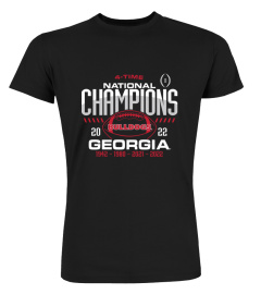 Georgia Bulldogs Shirt Four-Time College Football National Champions Overdye T-Shirt