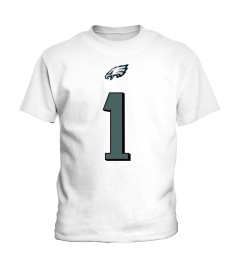 Philadelphia Eagles Jalen Hurts WhiteShirt Player Name And Number T-Shirt