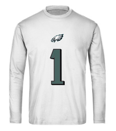 Hoodie Philadelphia Eagles Jalen Hurts White Player Name And Number