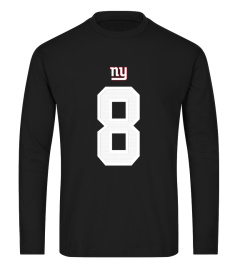 NFL Giants Shop Fanatics Brand Royal New York Giants Player Daniel Jones 8 T Shirt Men's