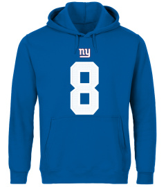 NFL Giants Shop Fanatics Brand Royal New York Giants Player Daniel Jones 8 T Shirt Men's