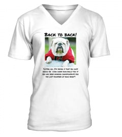 Shop UGA College Football 2022 UGA Georgia Bulldogs Back To Back National Championship T Shirt Women's
