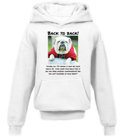 Shop UGA College Football 2022 UGA Georgia Bulldogs Back To Back National Championship T Shirt Women's