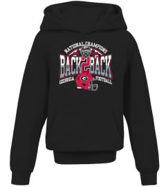 UGA Natty Championship Merch - Georgia Bulldogs 2022 Back To Back National Champions Hoodie Unisex