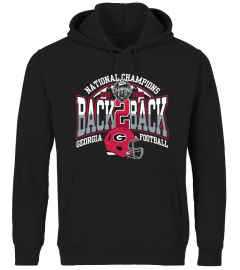 Shop UGA College Football Playoff 2022 Georgia Bulldogs Back To Back National Champions T Shirt Unisex