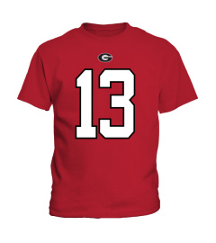 Georgia Bulldogs Players Name Numbers Stetson Bennett Tshirt Women’s Red Unisex