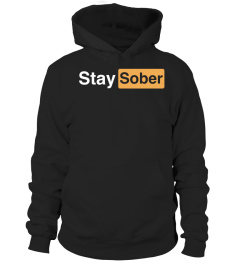 Stay Sober Hoodies Black Unisex By Daydrian Harding