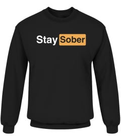 Stay Sober Hoodies Black Unisex By Daydrian Harding