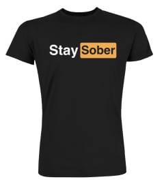 Stay Sober Hoodies Black Unisex By Daydrian Harding