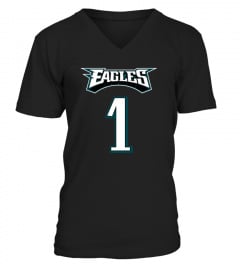 T-Shirt Toddler Philadelphia Eagles Jalen Hurts Black Mainliner Player Name And Number