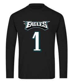 T-Shirt Toddler Philadelphia Eagles Jalen Hurts Black Mainliner Player Name And Number