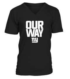 A Fan With Mic Our Way Ny Shirt New York Giants Our Way 2023 T Shirt