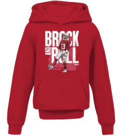 Sf 49ers Merch Shop - Brock And Roll Brock Purdy Red T Shirt By 500level