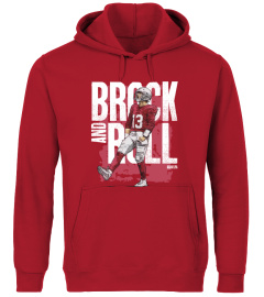 Sf 49ers Merch Shop - Brock And Roll Brock Purdy Red T Shirt By 500level