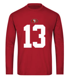 NFL 49ers Merch - Fanatics Brand Brock Purdy 49ers Player Name Number 13 T Shirt Men's