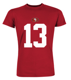 NFL 49ers Merch - Fanatics Brand Brock Purdy 49ers Player Name Number 13 T Shirt Men's