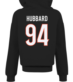 Cincinatti Bengals Merch - Fanatics Brand Black Sam Hubbard Bengals #94 Youth T Shirt