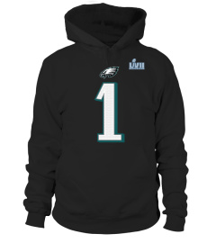 Shop Philadelphia Eagles Jalen Hurts Black Super Bowl LVII Name And Number Shirt