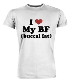 I Love My Bf Buccal Fat Sweatshirt