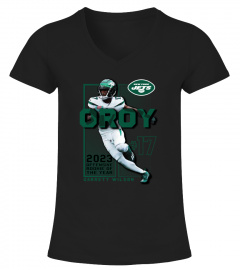Garrett Wilson New York Jets Fanatics Branded 2022 Nfl Offensive Rookie Of The Year T-Shirt