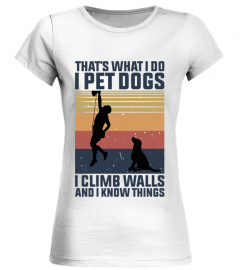 PET DOGS CLIMB WALL AND KNOW THINGS