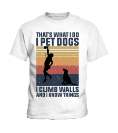 PET DOGS CLIMB WALL AND KNOW THINGS