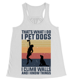 PET DOGS CLIMB WALL AND KNOW THINGS