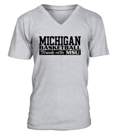 Michigan Basketball Stands With Msu Shirt