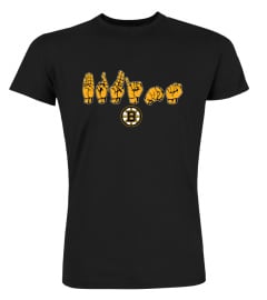 2023 Sign Language Boston Bruins T Shirt