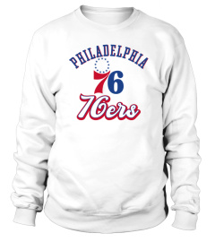 G-Iii 4Her By Carl Banks White Philadelphia 76Ers Mvp Raglan T-Shirt