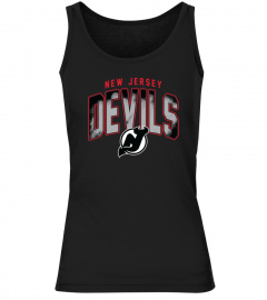 2023 New Jersey Devils Fanatics Branded Black Arch Smoke T-Shirt
