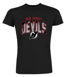 2023 New Jersey Devils Fanatics Branded Black Arch Smoke T-Shirt