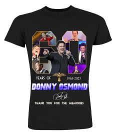 DONNY OSMOND 60 YEARS OF 1963-2023