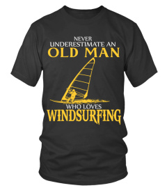 OLD MAN WHO LOVES WINDSURFING