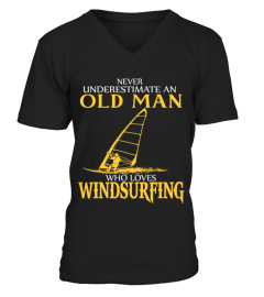 OLD MAN WHO LOVES WINDSURFING