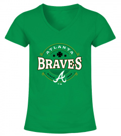T-Shirt Official Atlanta Braves Fanatics Branded St. Patrick's Day Lucky