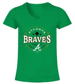 T-Shirt Official Atlanta Braves Fanatics Branded St. Patrick's Day Lucky