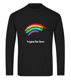 Logo arc-en-ciel - Vegan for love - COTON BIO