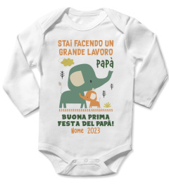 STAI FACENDO UN GRANDE LAVORO PAPÀ