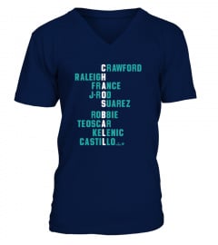 Official Seattle Mariners Chaos Ball Names T Shirt