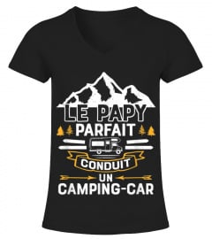 Homme Papy Campeur - Papy Camping Car - Fête Des Grand Pères
