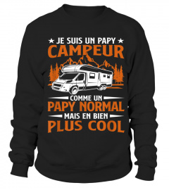 Homme Camping Car Suis Campeur Papy Cool En Camping
