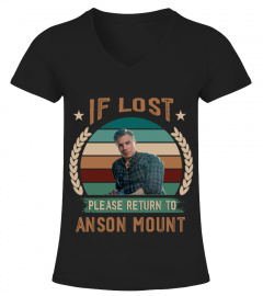 IF LOST PLEASE RETURN TO ANSON MOUNT