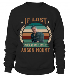 IF LOST PLEASE RETURN TO ANSON MOUNT