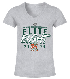 Men's Basketball NCAA Miami Hurricanes Tournament March Madness Elite Eight Team 2023 T-Shirt