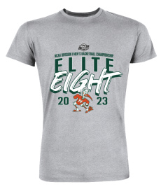 Men's Basketball NCAA Miami Hurricanes Tournament March Madness Elite Eight Team 2023 T-Shirt