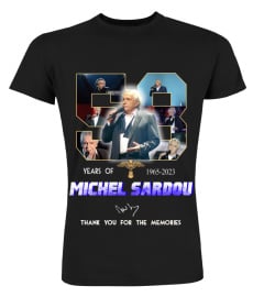 MICHEL SARDOU 58 YEARS OF 1965-2023