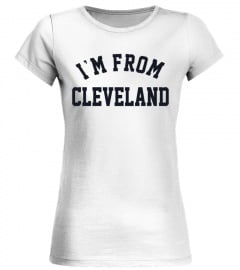 Travis Kelce I'm From Cleveland T Shirt White