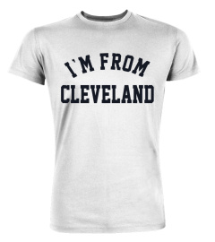 Travis Kelce I'm From Cleveland T Shirt White